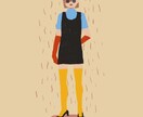 Instagramで使えるおしゃれ女子を描きます 美容系やファッションに特化し映える色彩のイラストを提供します イメージ4