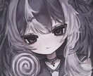 暗めで厚塗りの可愛いイラスト制作します アイコンや配信活動、グッズなどにご使用いただけます！ イメージ2