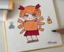 アナログイラスト、手描きイラスト描きます 原画を発送する事も可能です！手元に置きたい方におすすめです。 イメージ5