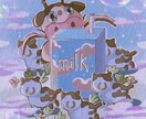 インパクトのある可愛いイラストを制作します 印象的で、ポップな可愛さを感じるイラストを得意としています。 イメージ3