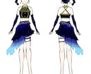 衣装3着分をデザインします アイドル・ユニット・グループ・統一モチーフの衣装をデザイン イメージ3