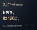 元リクルート【追える数字に】営業KPI設計します 追っても動かせない数字を捨てて、効く指標に組み直します イメージ1
