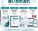 業務引継ぎ・マニュアル作成キットを届けます ガイドライン＋2つのAI Skillで自社作成 イメージ3