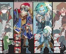 イラスト描きます 動画内挿絵、スタンプ、立ち絵、グッツ、衣装案等やります イメージ6