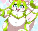 ケモノ、ドラゴンイラストを描きます ゆるくてかわいいデフォルメ調のイラストを描きます イメージ2