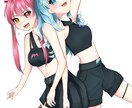 ご希望のイラスト制作いたします ミニキャラ、一枚絵など様々な用途に！ イメージ8
