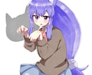 可愛い女の子、アイコンイラスト描きます ゲームの立ち絵など幅広くご利用いただけます。 イメージ2