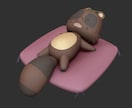 ゆるきゃらの３Dモデリングをします あなたのゆるきゃらフィギュアに！ イメージ2