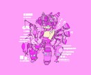 高品質なごちゃっとかわいいイラストを描きます 初めての方やお試しでやりたい人におすすめ！！ イメージ3