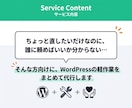 WordPressの修正・更新・設定を代行します 小さな修正3点まで丁寧に対応します イメージ2