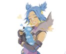 アイコン・一枚絵/あなたの好きな姿を描きます ずっと使っていたくなるようなアイコンや一枚絵を描きます イメージ3