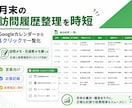 Googleカレンダー予定を一覧表化します 訪問履歴・出張記録をスプレッドシートで整理 イメージ2