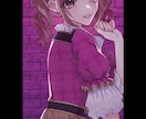 アイコン、夢絵、コテ同描きます 実績多数あり。かわいい女の子、夢絵が得意です！ イメージ3