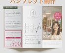三つ折りタイプのパンフレットお作りします 使いやすい素敵なパンフレットを制作します！ イメージ1