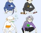やさぐれたハロウィン衣装のあなたを描きます やさぐれイラストのハロウィンの着せかえが出ました！ イメージ8