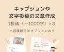 Instagramのライティングを代行します Webライターがあなたの商品・サービスの魅力をお伝えします イメージ2
