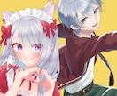 バストアップ、立ち絵、一枚絵、男女描けます アイコンやサムネイル、グッズに！ イメージ1