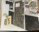 大切なお店やお家を手描きの絵にします 写真から温かみのある一枚を描きます イメージ1