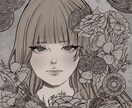 映える綺麗め女の子描きます 駆け出しイラストレーターですが、精一杯頑張ります！ イメージ5