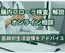 腸内フローラ検査結果を医師がオンラインで解説します 難しい結果もシンプルに！腸活を続けやすい形に整理します イメージ1