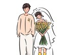 結婚式・カップル画像・ウェルカムボード作成します 文字入れ/背景オーダー可/電子データ納品 イメージ5