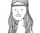 シンプルな似顔絵描きます SNS用の似顔絵に迷っている方にオススメです イメージ4