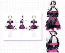アイドルやコンカフェの衣装デザイン制作します かわいいオリジナル衣装のデザイン提案 イメージ4