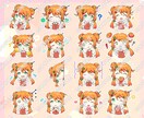 かわいい！！LINEスタンプ作ります かわいいSDキャラクターのオリジナルスタンプ！ イメージ2