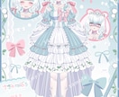 Vtuber様向けの立ち絵宣伝画像を作成します モチーフたっぷり！商用利用無料です！ イメージ4