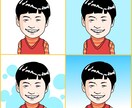 ほどよく似ていてシンプルな似顔絵イラストを描きます プレゼント、SNSのアイコン、名刺などにもお使いください イメージ10