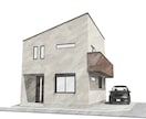 手書き風にオシャレな住宅イメージパース作ります 広告用にも！手書きタッチも可能です！ イメージ3