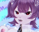 病みかわいい厚塗りのSNS用アイコンお描きします 似顔絵イラストや、推し活用キャラクターをポップに！ イメージ1