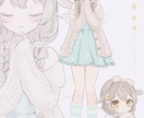 全力で可愛い女の子を描きます 商用無料！配信や記念日におすすめです イメージ10