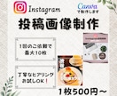 Instagramの投稿画像制作いたします ターゲットに響く投稿をいたします イメージ1