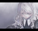 繊細×エモい【アイコン・歌ってみたサムネ】描きます 透明感・アンニュイ・エモーショナルな世界観をお描きします！ イメージ2