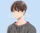 SNS用アイコンイラスト作成致します 柔らかい雰囲気の可愛い女の子や男の子のイラスト イメージ5