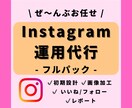 破格★初期設計/画像加工/いいね/レポートします プロのチームにインスタの運用代行を【格安】丸投げ！（1か月） イメージ1