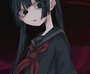 病み系動画イラスト、SNSアイコン等作成します 病み感のある仄暗いイラストを作成します イメージ3