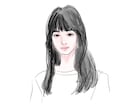 ペンシル+ガッシュの似顔絵イラスト描きます ペンシルとガッシュでサササっと描いた感じ イメージ3