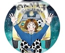 SNS・名刺・グッズに人物のイラストを描きます 可愛い人物単体アイコン描きます★グッズ利用、商用利用もOK！ イメージ1