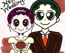 ワンホン風で煌びやか♡トレンドの似顔絵を作成します SNSアイコンやサムネ・ギフトにもおすすめです！ イメージ2