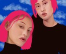 オシャレ/芸術的なイラストや似顔絵を描きます オシャレアイコン/イラスト・なんでもお申し付けください！ イメージ1