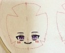 推しぬいぐるみ お顔の刺繍だけお手伝いします 推しぬいを自分で作って見たいけど刺繍は不安な方お手伝いします イメージ4