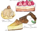 おいしそうな食べ物＆飲み物の手描きイラスト描きます 注文したくなるイラストでメニューやチラシを作りませんか？ イメージ6