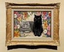 本格的なペットの似顔絵を油絵で描きます イタリアで油絵技法を学んだ画家がお描きします！ イメージ3