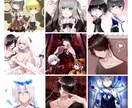 想い描く魅力的なキャラクター描かせて戴きます イラスト・SNSアイコン・グッズ、好きなキャラクター様を形に イメージ3