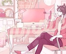 二級建築士が理想のインテリアの部屋イラスト描きます Vtuber配信用背景/サムネイル/ヘッダー/一枚絵など イメージ5