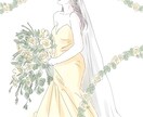 ウェルカムボードなど、結婚式用のイラスト描きます ほんわか可愛いウェディングイラストならお任せ♪ イメージ4