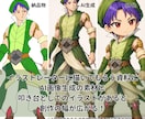 AI画像生成用キャラクターラフ画をデザインします 商用可能！AI画像生成用キャラクター設定を見える形に最適化 イメージ2
