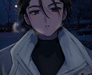 厚塗りで雰囲気のあるイラストを描きます アイコン絵から全身絵まで制作致します！ イメージ6